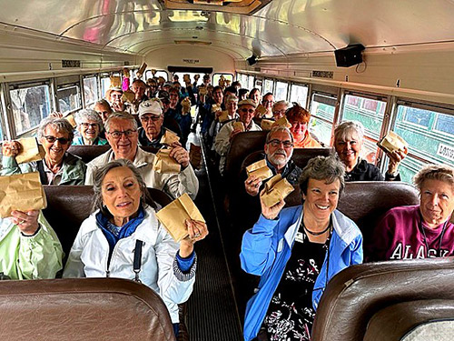 Happy visitors on a LHT Tour