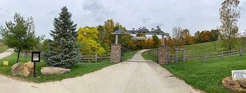 Longhorn Hideaway Subdivision Entryway