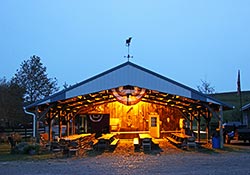 Dickinson Cattle Co Pavillion - Prepared for Fall Fling