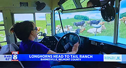 Ashley at LHT giving a tour to Channel 8 News