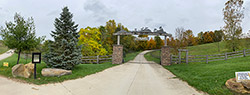 Longhorn Hideaway Subdivision Entryway